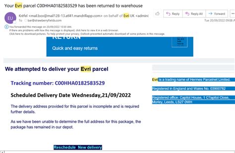 evri email address uk
